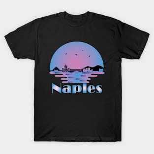 Naples Napoli Italy Skyline T-Shirt